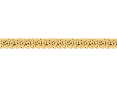 Chain 00525 Creuse Mail Angl 2,9mm Or Jaune 18k 12,40 Gr/m T+ Coc - Immagine Standard - 1