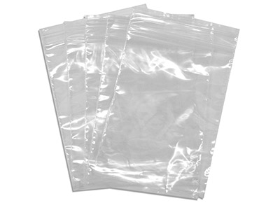 Bustine Di Plastica Trasparenti Piccole, Richiudibili, Confezione Da 100, 60 X 60 mm - Immagine Standard - 1