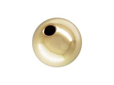 Perlina Rotonda Semplice In Oro Antico Da 4 Mm, Confezione Da 5 - Immagine Standard - 1